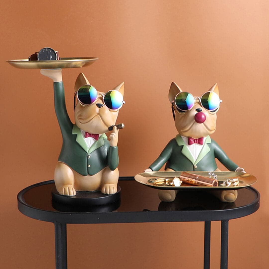 French Bulldog Desktop Tray Feajoy