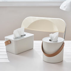 Simple Handle Tissue Box Feajoy