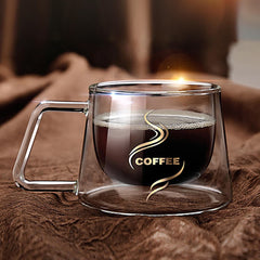 Double-layer High Borosilicate Coffee Cup dylinoshop