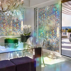 Rainbow window film Feajoy