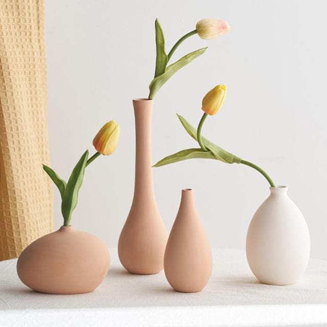 Nordic Minimalist Trumpet Vase feajoy