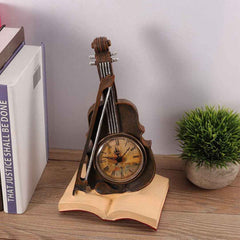 Vintage Violin Clock Feajoy