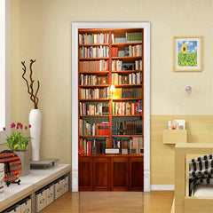 3D Book Door Mural Stickers dylinoshop