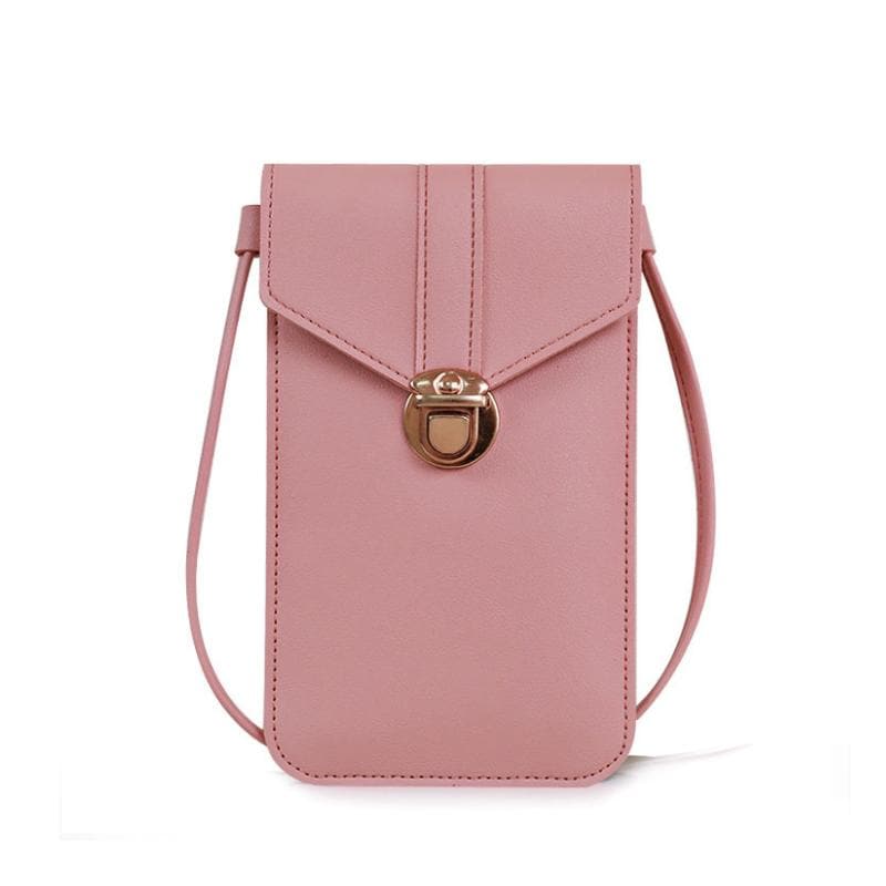 Touchable PU Leather Change Bag sunsetime