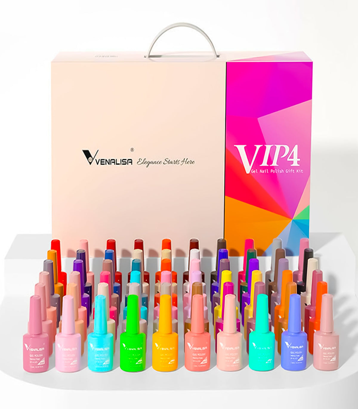 New 60 Fashion Color Gel Polish Kit Vip4 Hema Free Enamel Vernish For Nail Art dylinoshop