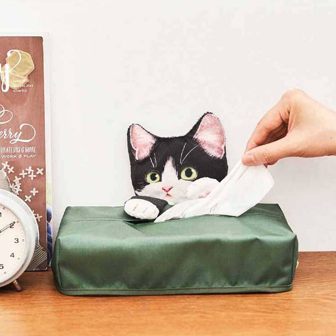 Cute Cat Tissue Box dylinoshop