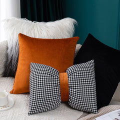 Houndstooth Sofa Pillow Covers feajoy