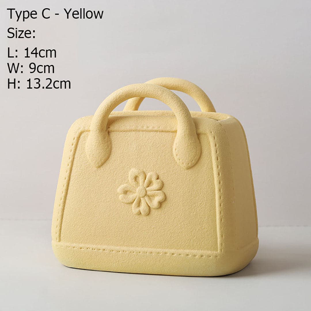 Handbag Shaped Flower Vase feajoy