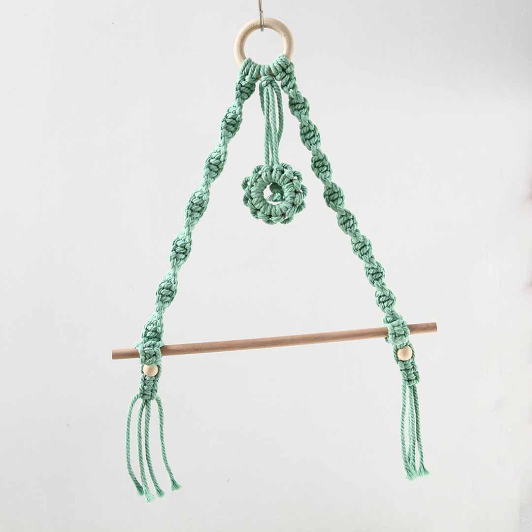 Macrame Paper Towel Holder feajoy