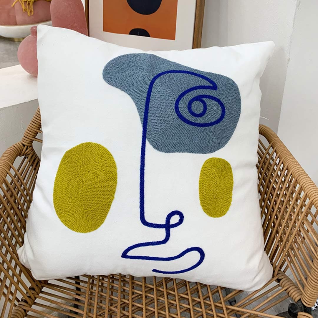 Abstract Embroidery Cushion Covers dylinoshop