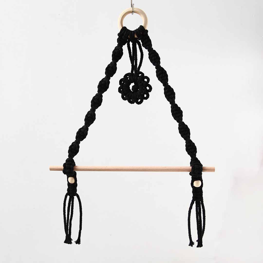 Macrame Paper Towel Holder feajoy