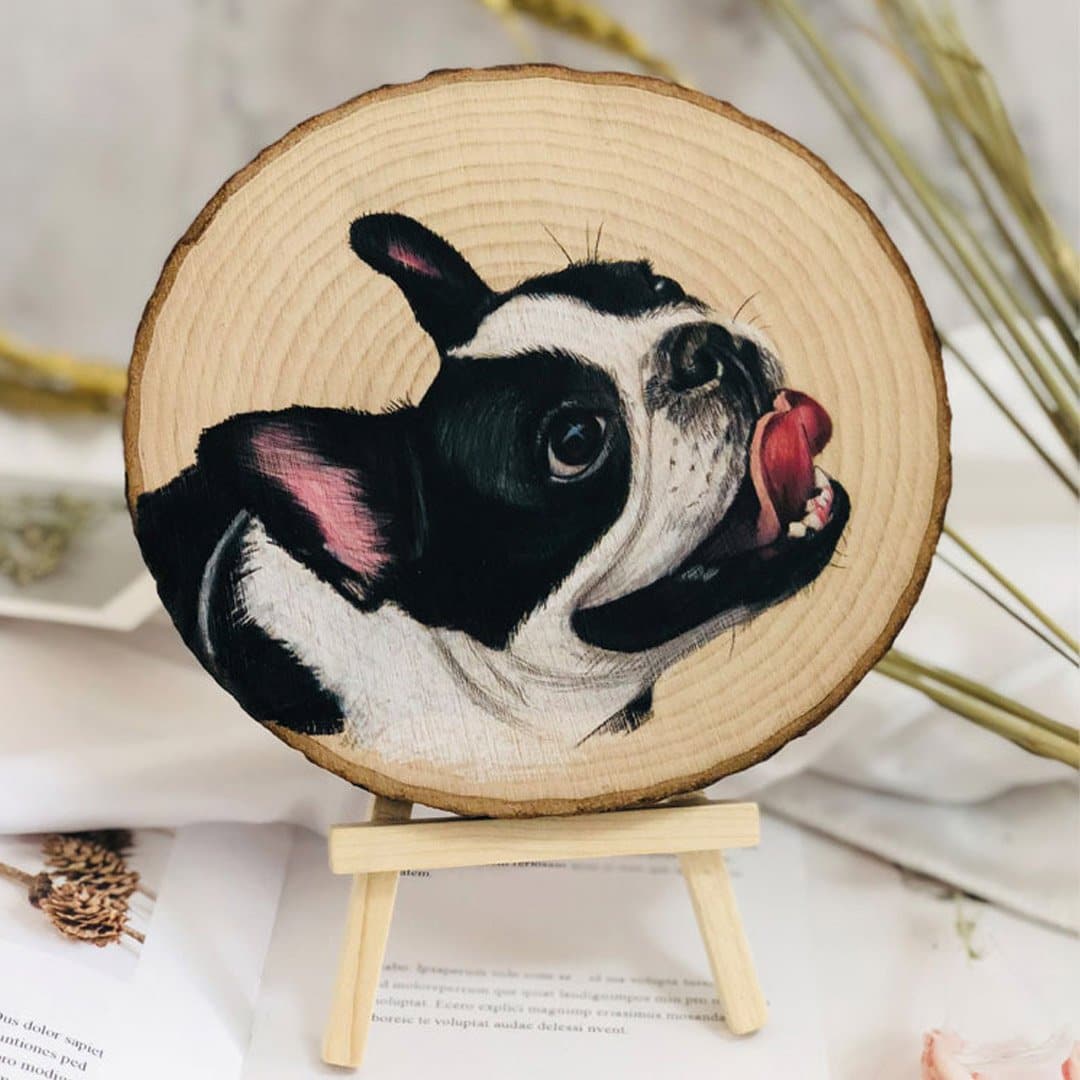 Custom Hand Painted Pet Portrait dylinoshop