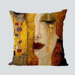 Gustav Klimt Inspired Cushion Covers Feajoy