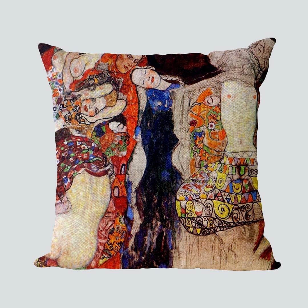 Gustav Klimt Inspired Cushion Covers Feajoy