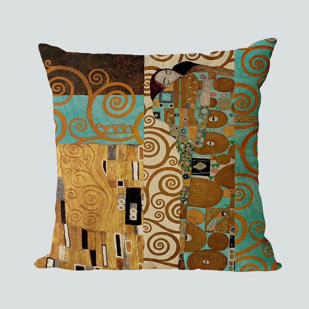 Gustav Klimt Inspired Cushion Covers Feajoy