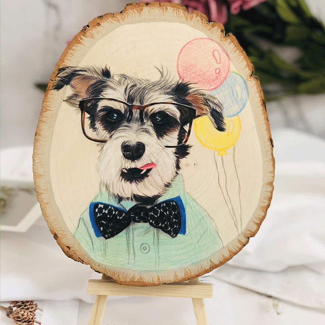 Custom Hand Painted Pet Portrait dylinoshop