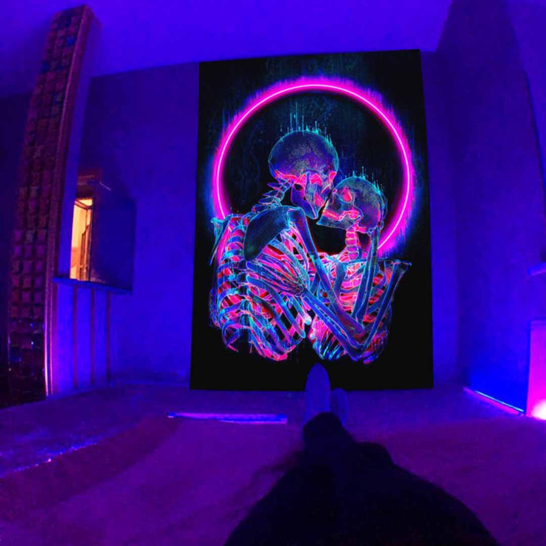 Blacklight UV Reactive Tapestry Series dylinoshop