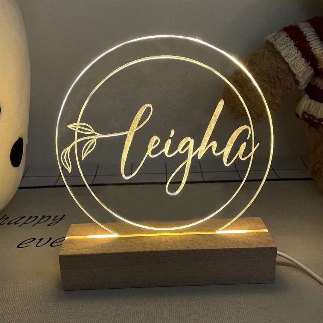 Personalized Night Lights Bedroom Decor Feajoy