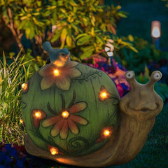 Solar Snail Garden Decoration Feajoy