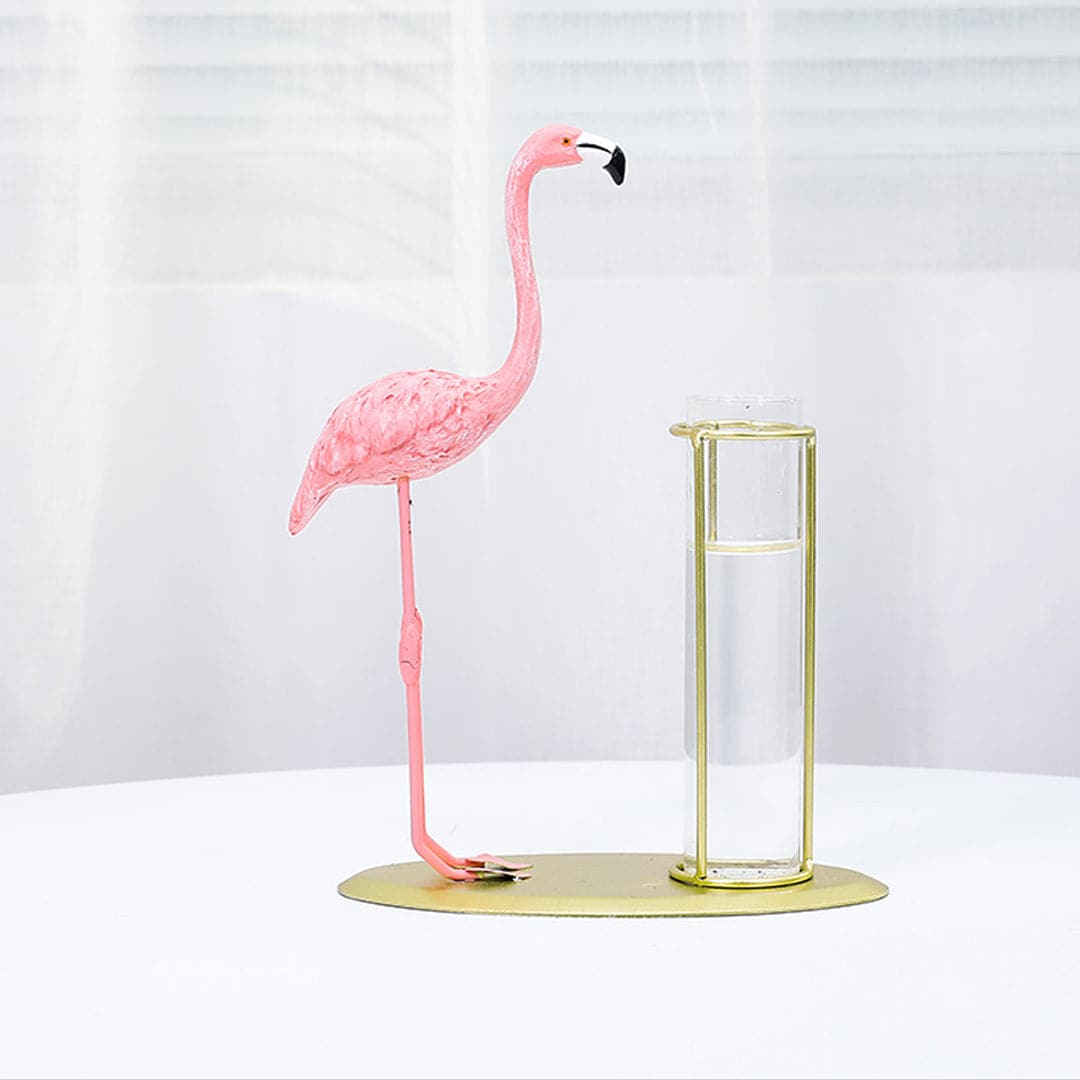 Flamingo Hydroponic Vase feajoy