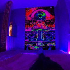 Blacklight UV Reactive Tapestry Series dylinoshop