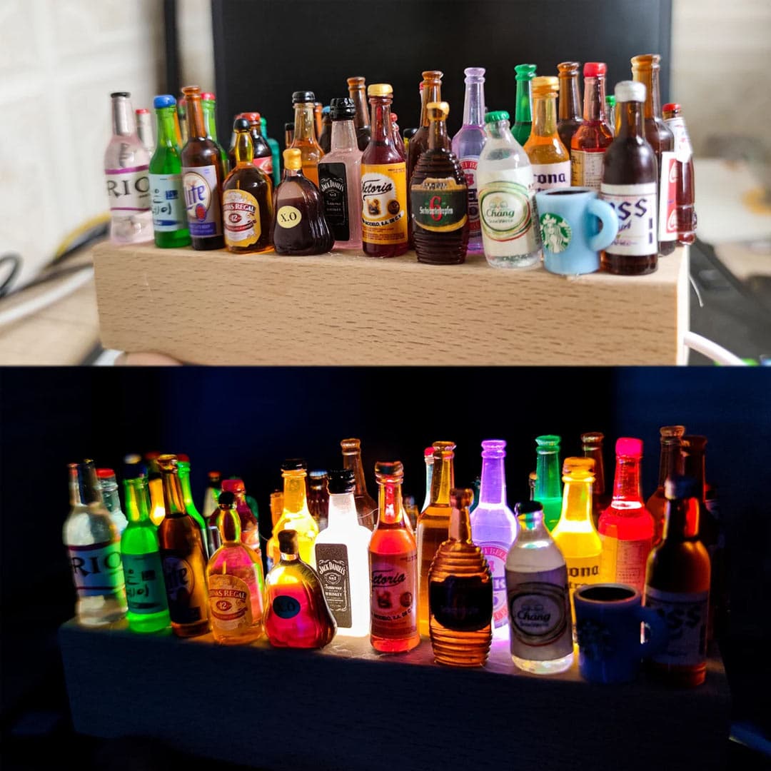 DIY Bottle Beer Wine Drinks Night Light Feajoy