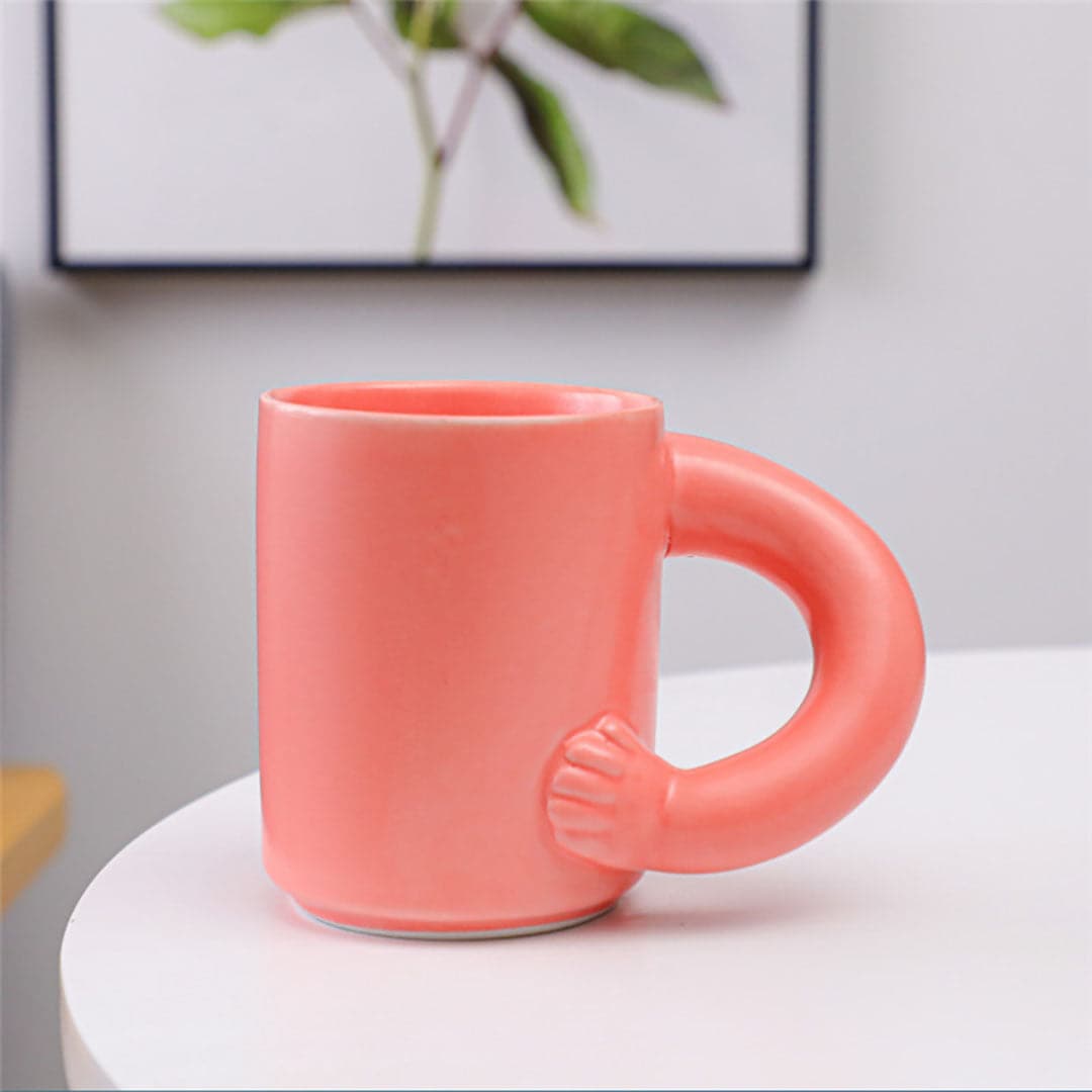 Ceramic Fat Arm Handle Mug dylinoshop