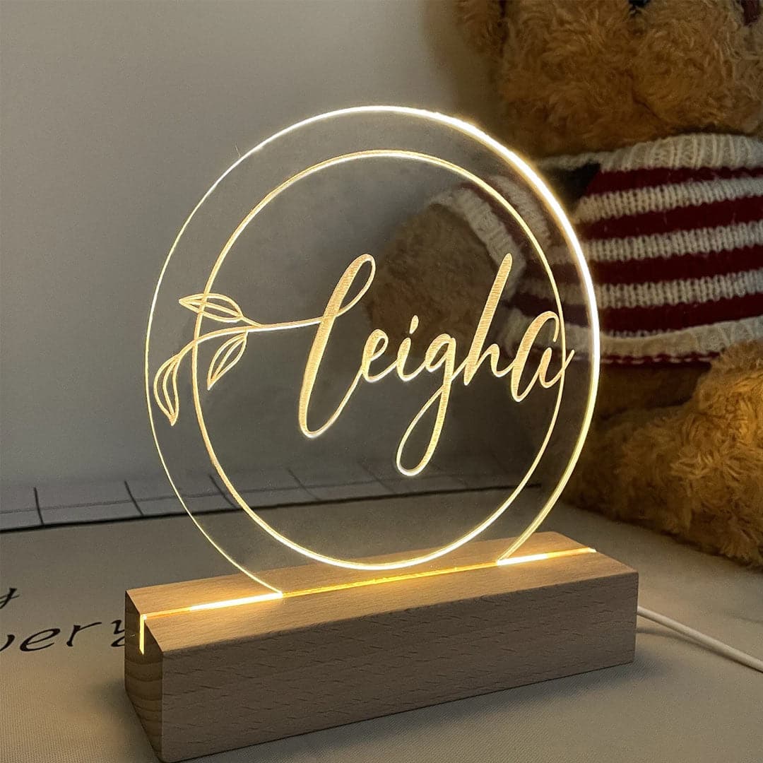 Personalized Night Lights Bedroom Decor Feajoy