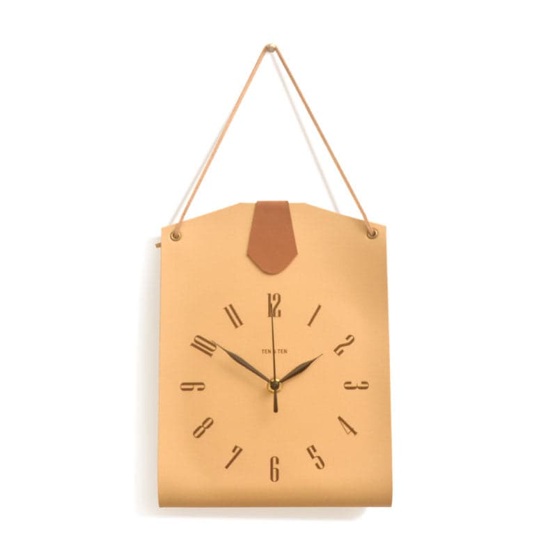 PU Leather Bag Shaped Clock feajoy