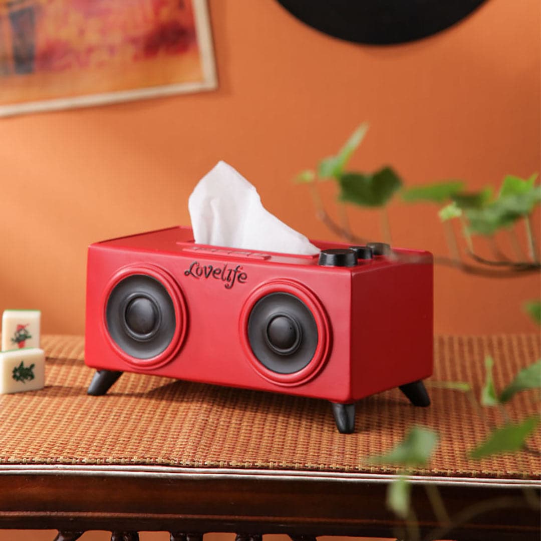 Retro Music Audio Tissue Box feajoy