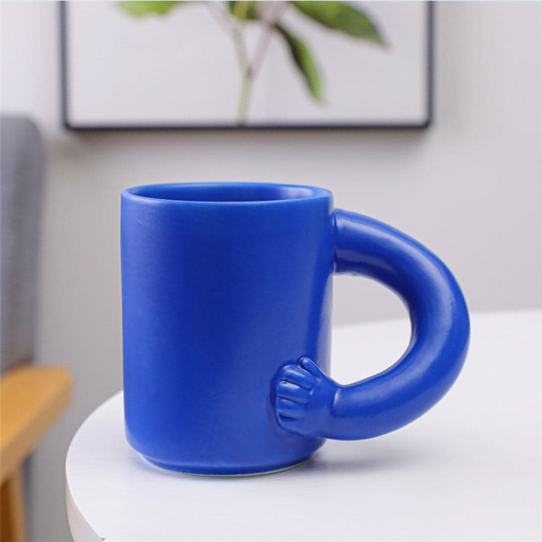 Ceramic Fat Arm Handle Mug dylinoshop