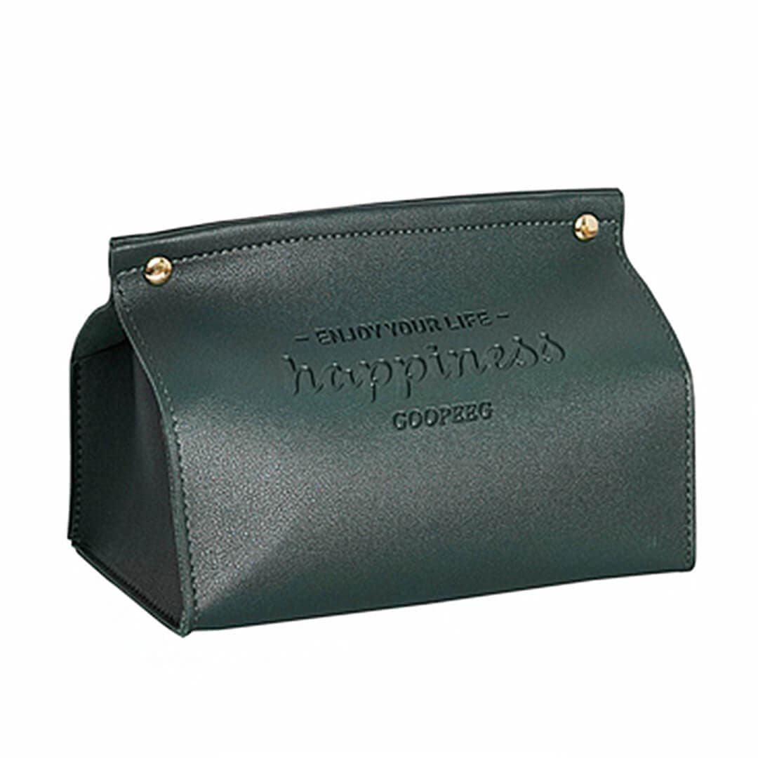 Happiness Leather Bag Tissue Box Feajoy