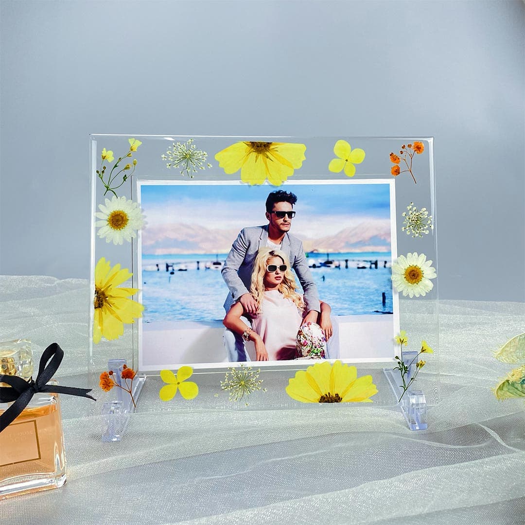 Pressed Flower Photo Frame Feajoy