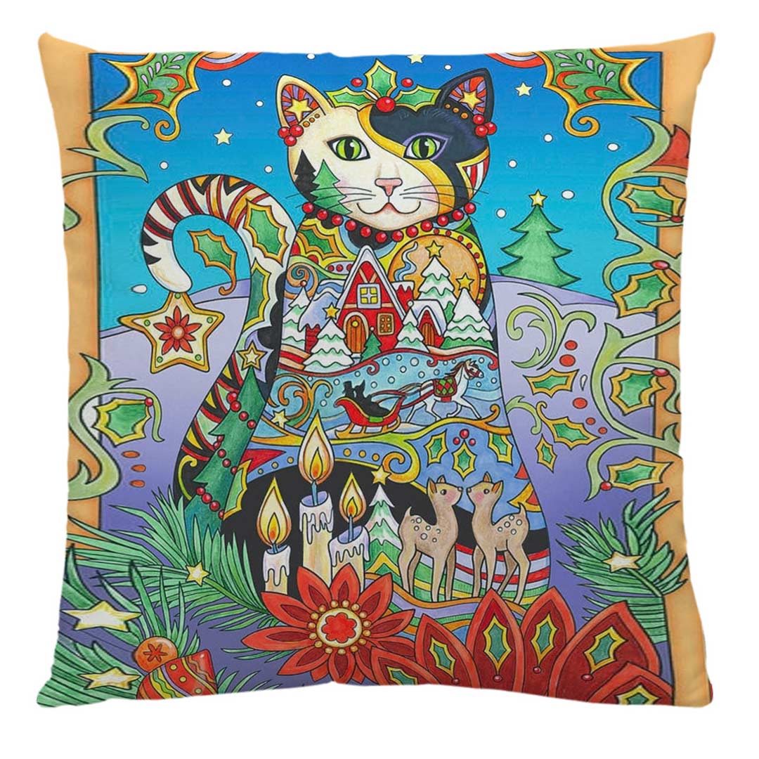 Gustav Klimt Cats Art Pillowcases Feajoy