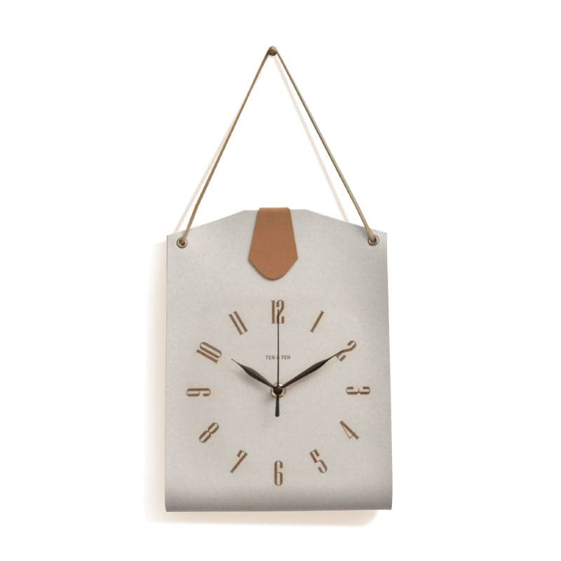 PU Leather Bag Shaped Clock feajoy