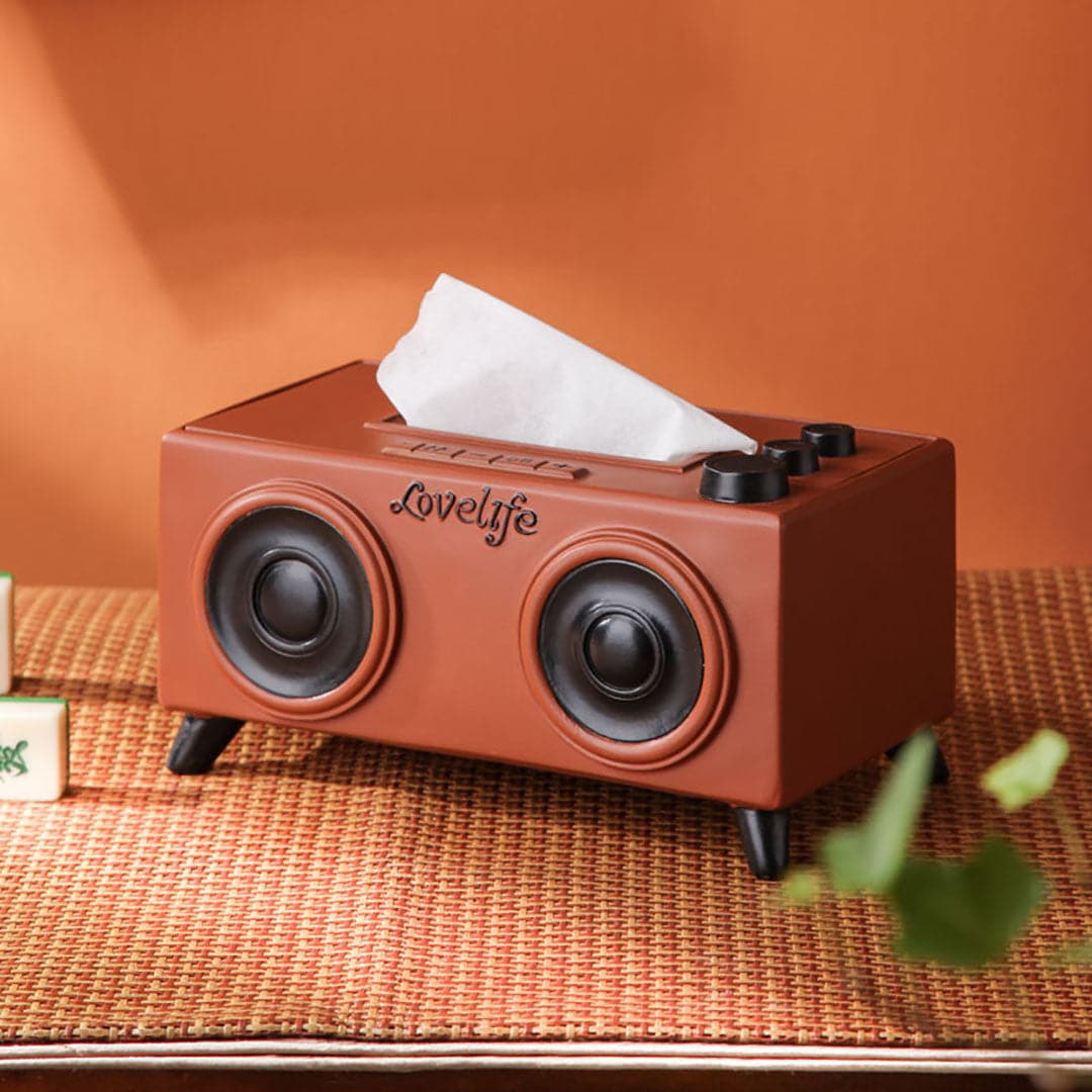 Retro Music Audio Tissue Box feajoy