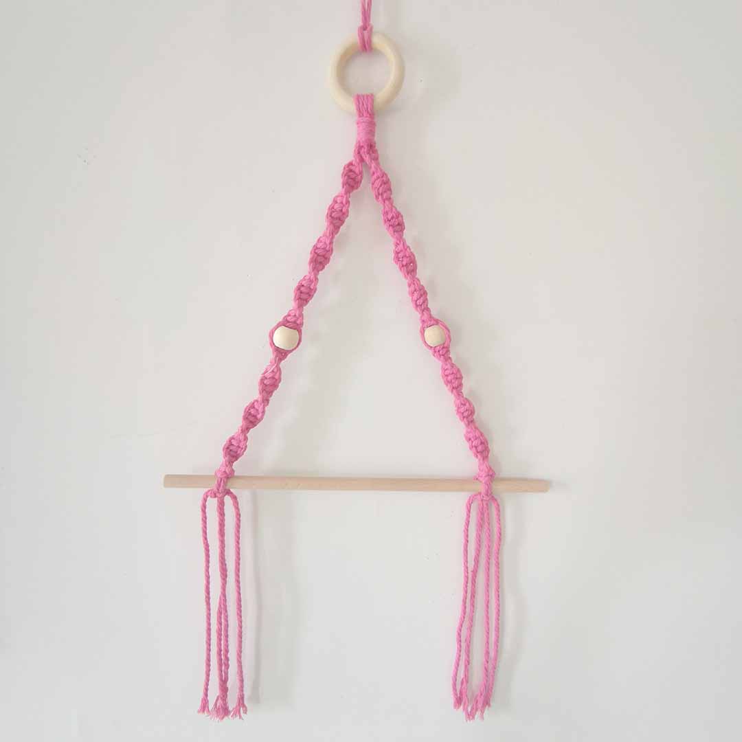 Macrame Paper Towel Holder feajoy