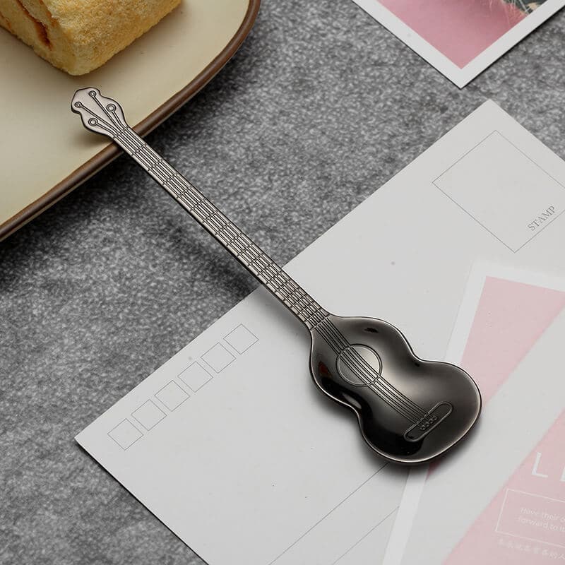 Guitar Musical Instrument Shaped Spoon dylinoshop