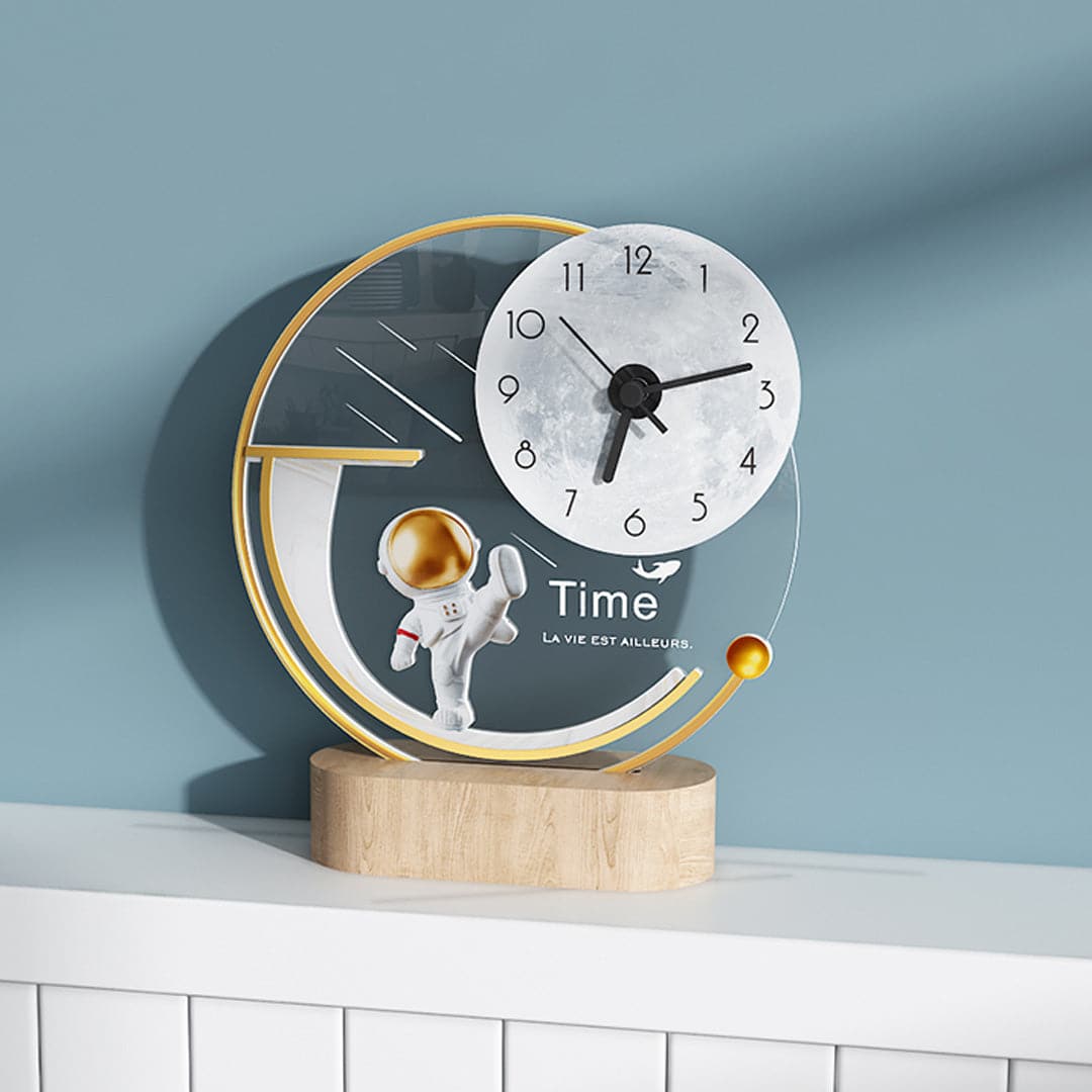 Creative Desk Lamp With Clock dylinoshop