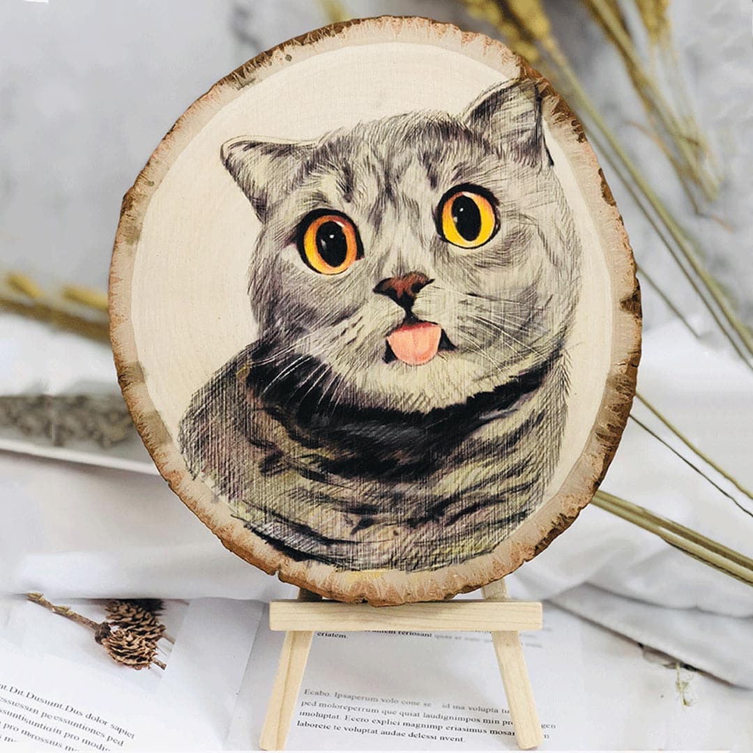 Custom Hand Painted Pet Portrait dylinoshop