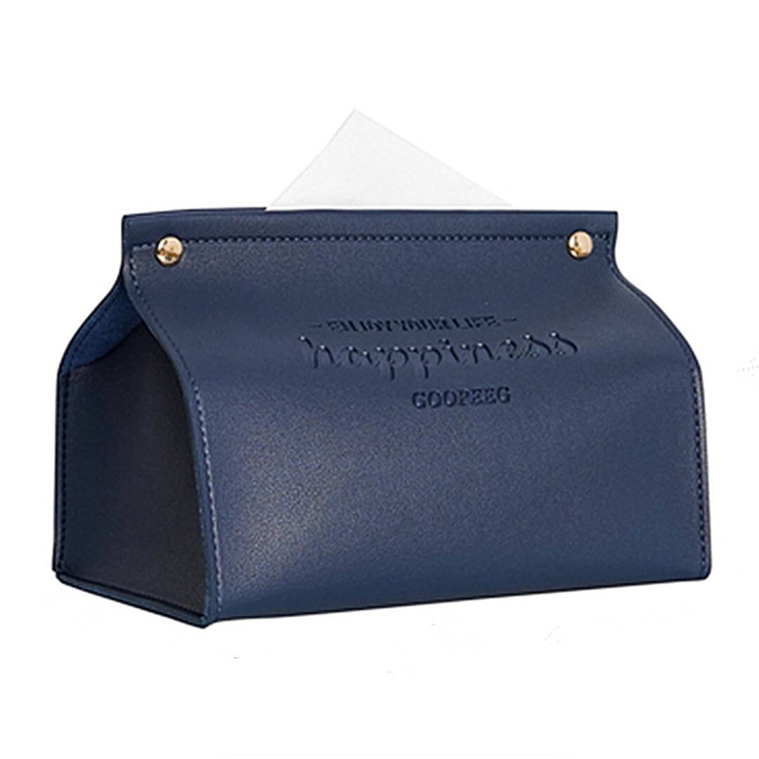 Happiness Leather Bag Tissue Box Feajoy