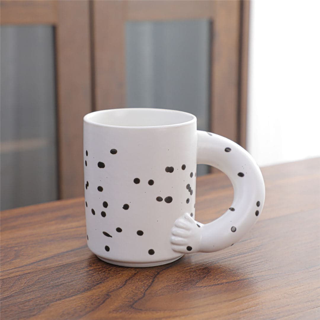 Ceramic Fat Arm Handle Mug dylinoshop