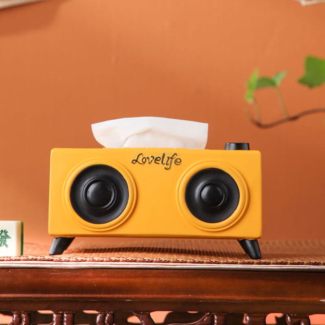 Retro Music Audio Tissue Box feajoy