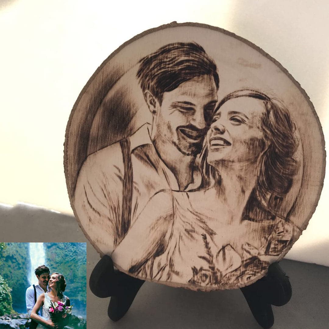 Personized Photo On Wood - Handmade Feajoy