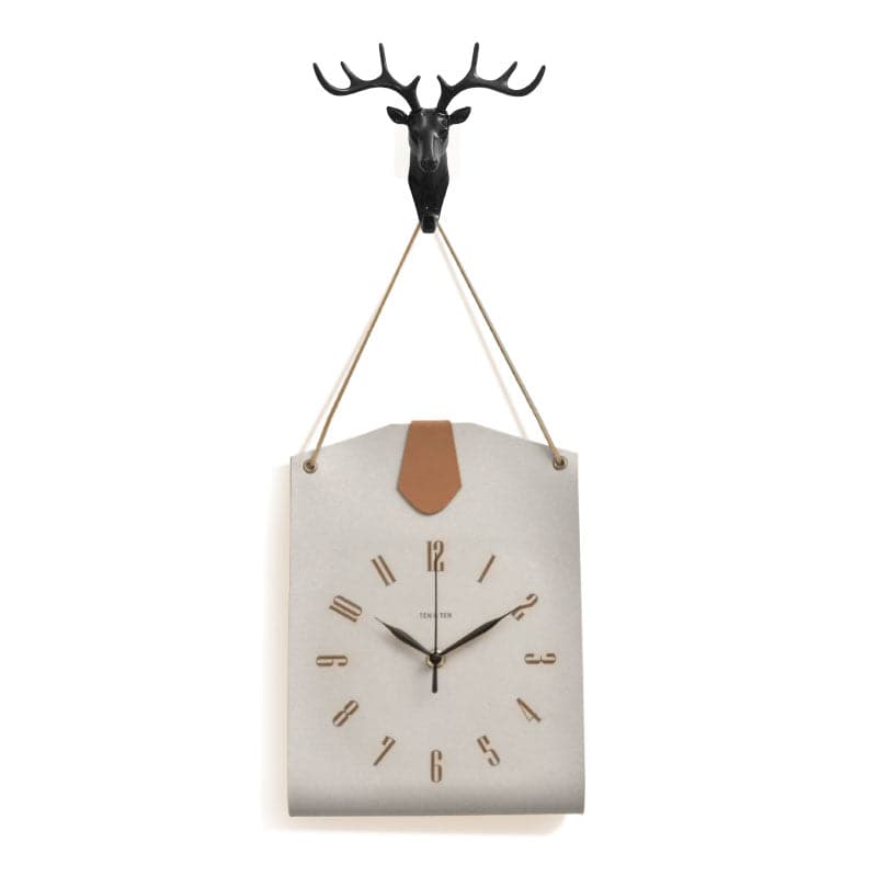 PU Leather Bag Shaped Clock feajoy