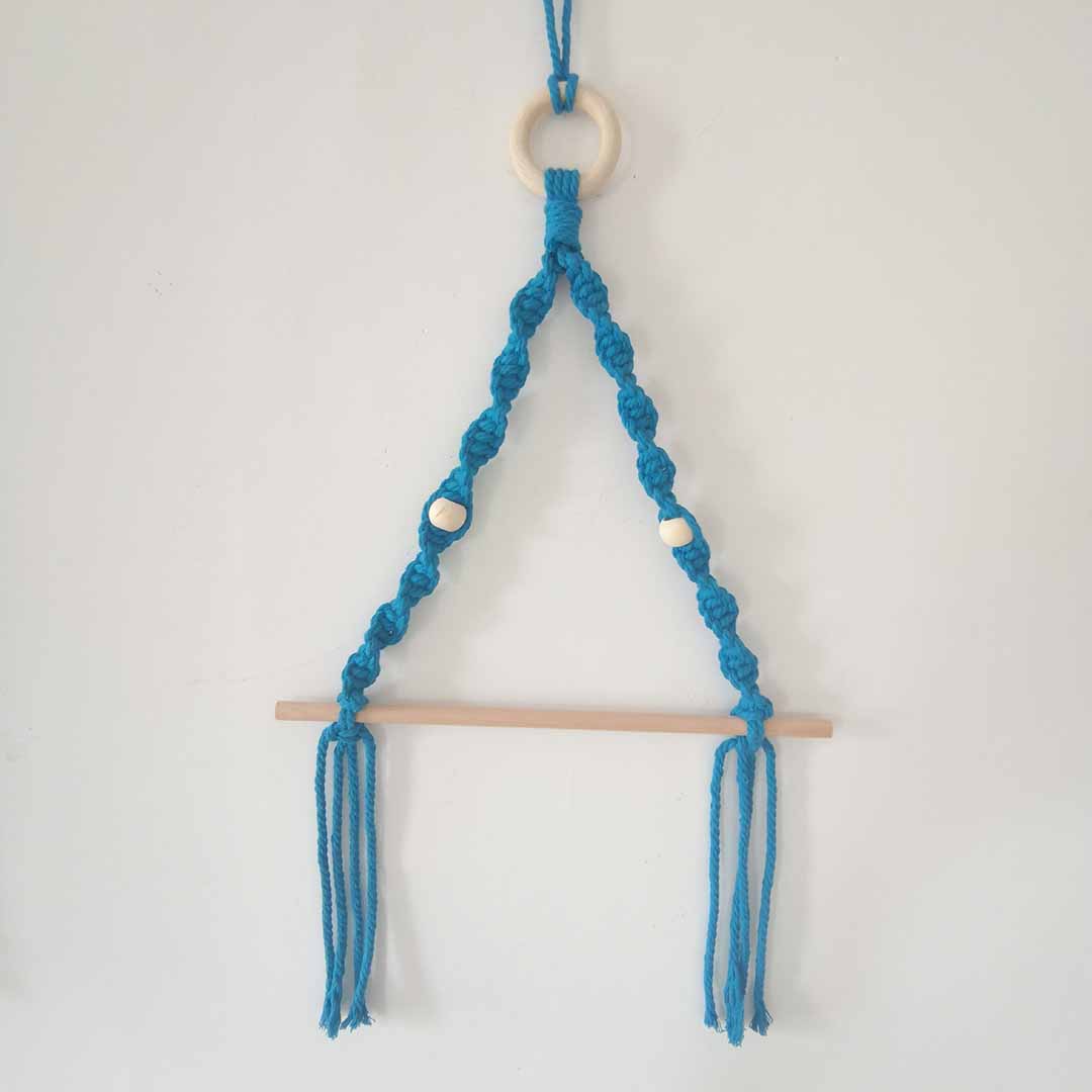 Macrame Paper Towel Holder feajoy