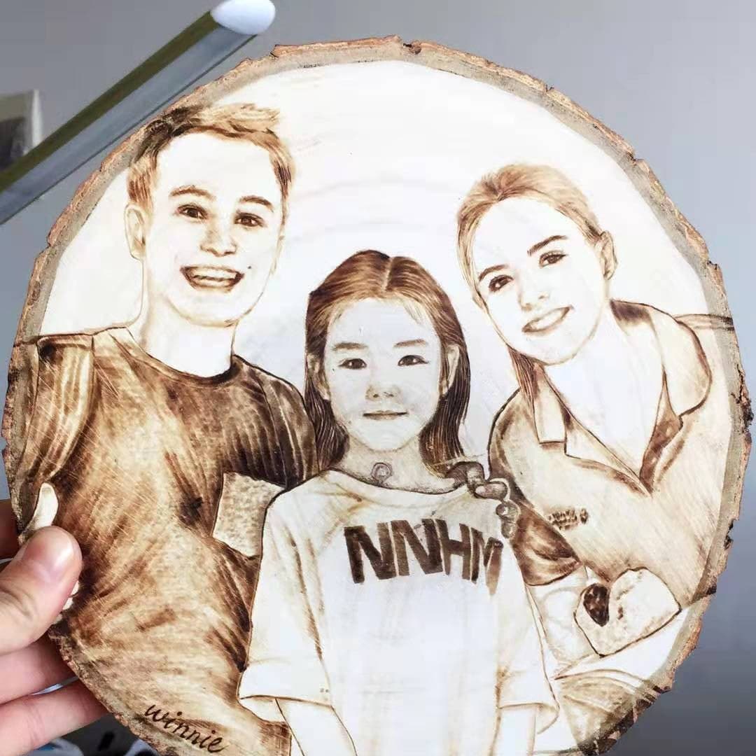 Personized Photo On Wood - Handmade Feajoy