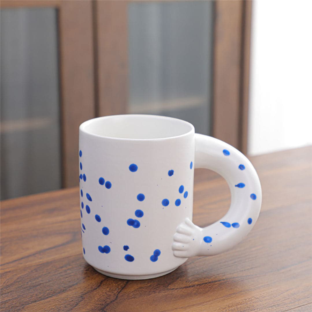 Ceramic Fat Arm Handle Mug dylinoshop