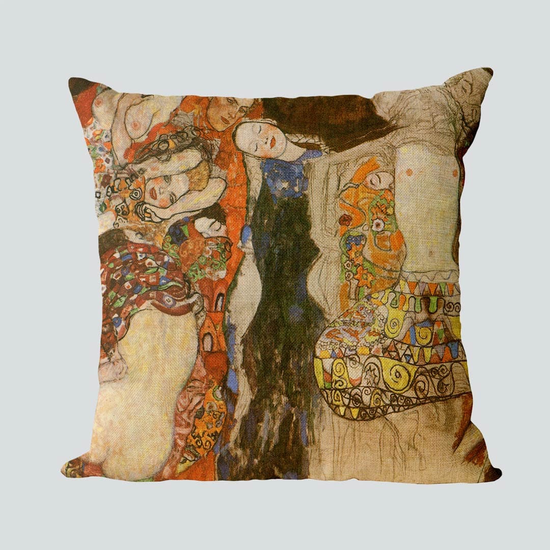 Gustav Klimt Inspired Cushion Covers Feajoy