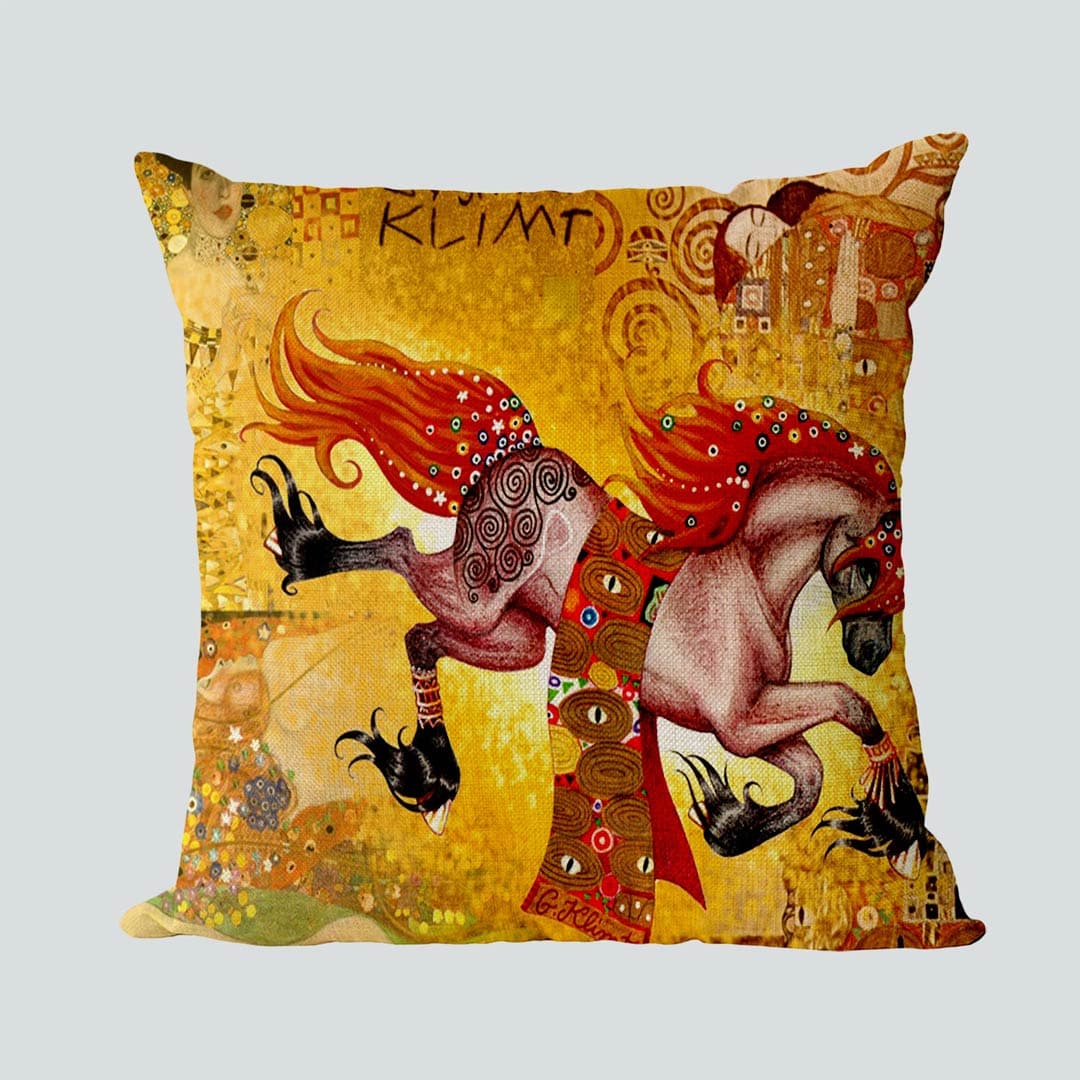 Gustav Klimt Inspired Cushion Covers Feajoy